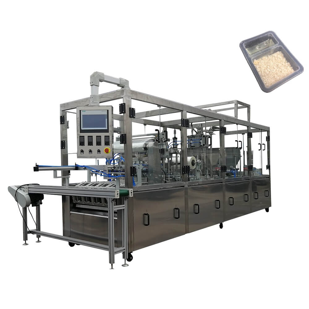 bhj-4 automatic cup filling and sealing machine